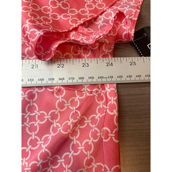 3 for $25-Elementz Ruffled Neckline Short Sleeve Top Size 1X NWT Salmon - Picture 6 of 9